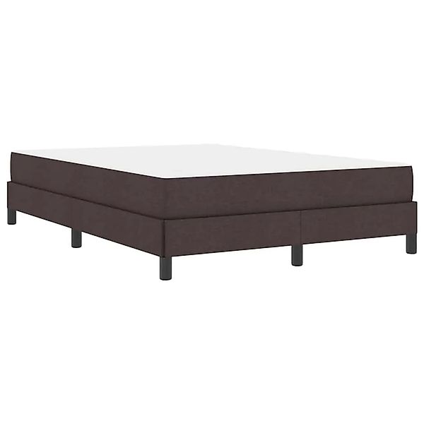 vidaXL Boxspringbett mit Matratze Dunkelbraun 140 x 200 cm Stoff 3398496 günstig online kaufen