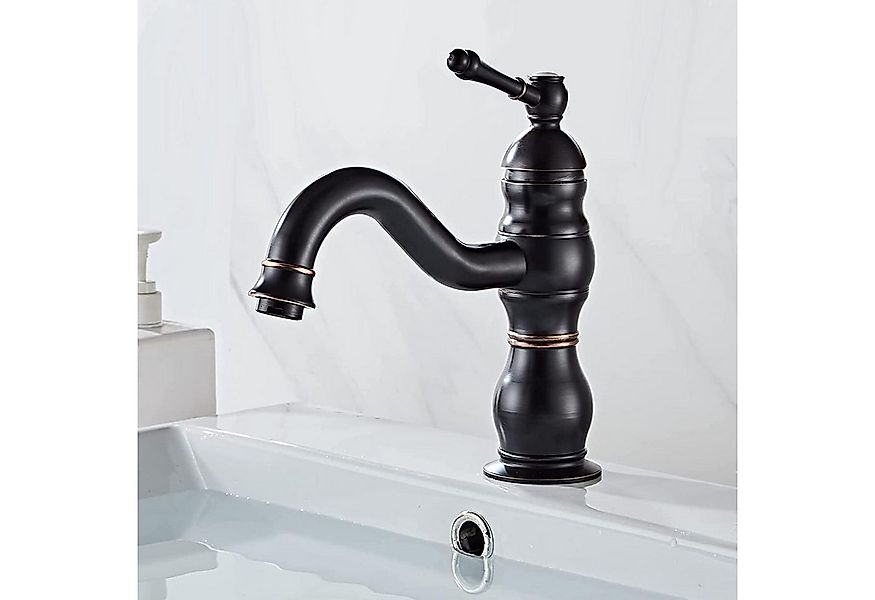 LuxusKollektion Waschtischarmatur Kisimixer Schwarz Matt Waschtischarmatur günstig online kaufen