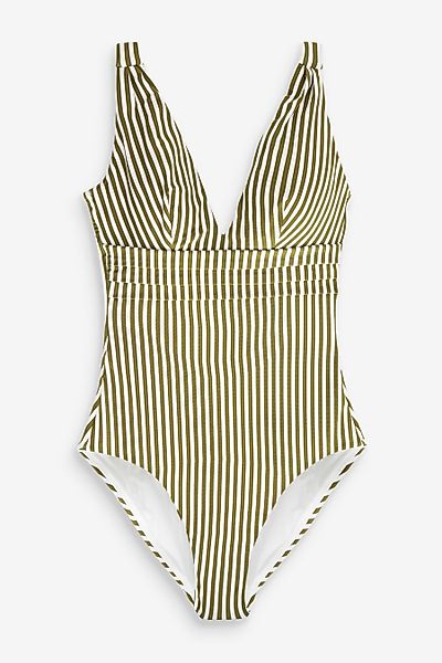 Next Badeanzug Bauchformender Badeanzug mit tiefem günstig online kaufen