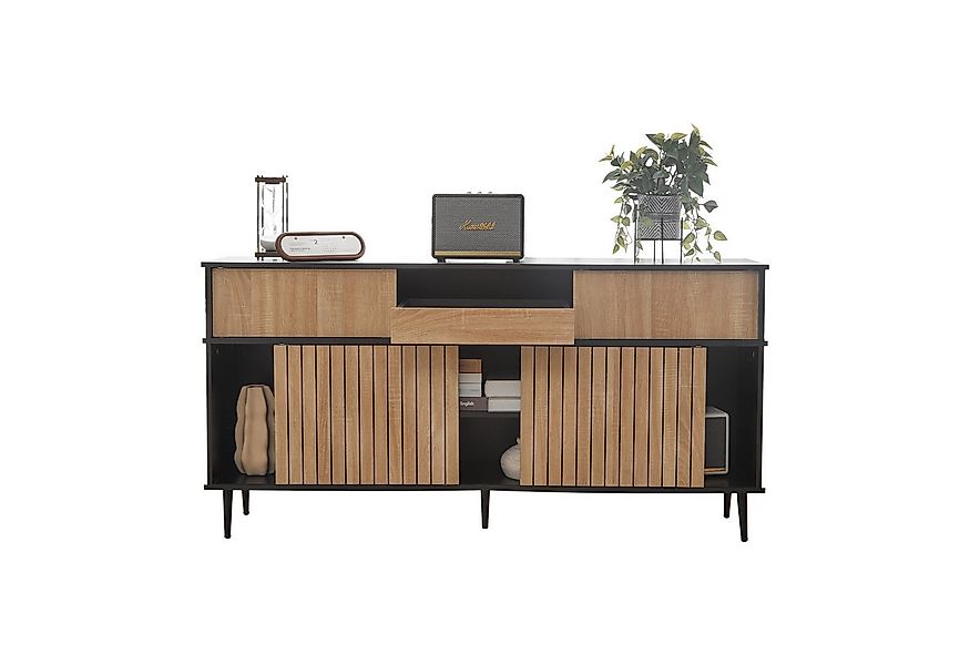 OKWISH Sideboard mit großem Stauraum (Kommode, Wohnzimmerschrank,Anrichte, günstig online kaufen