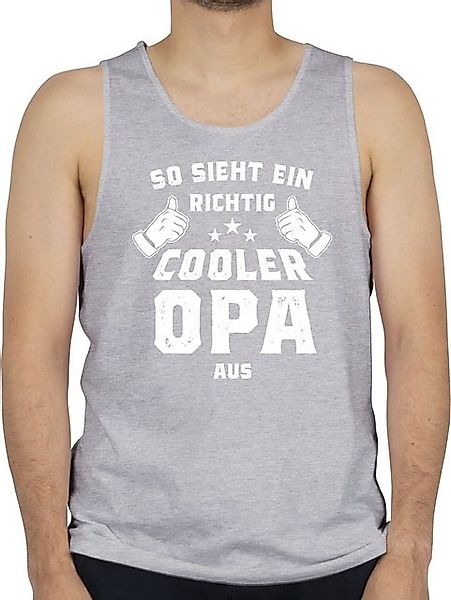 Shirtracer Tanktop So sieht ein richtig cooler Opa aus Opa Geschenke günstig online kaufen