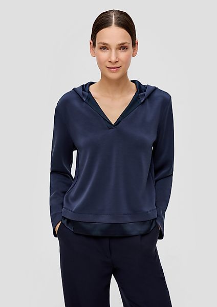 s.Oliver BLACK LABEL Sweatshirt Scuba-Sweatshirt mit günstig online kaufen