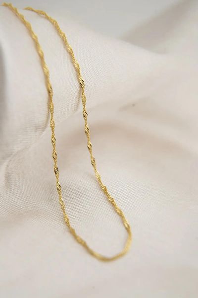 Einzelstück Silberkette Halskette Singapurkette 925 Sterling günstig online kaufen