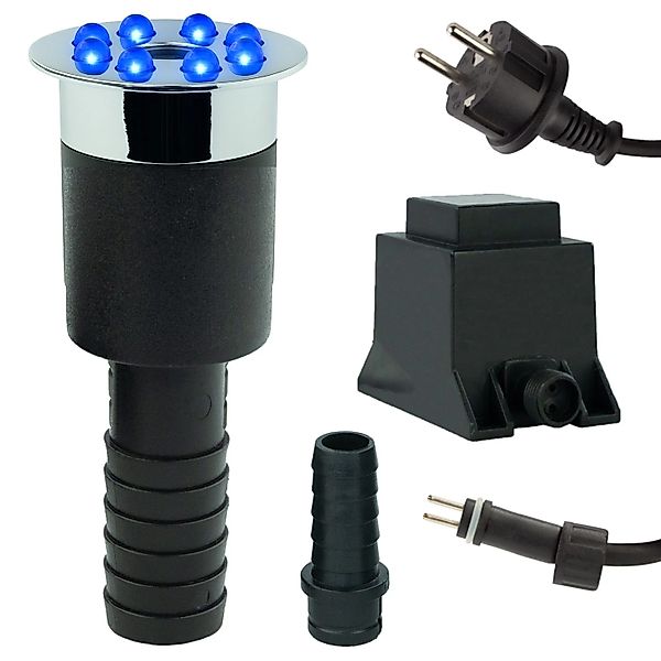 Kerry Electronics LED-Wasserspielleuchte Blau 1/2 & 3/4 mit Wechsel-LED-Mod günstig online kaufen