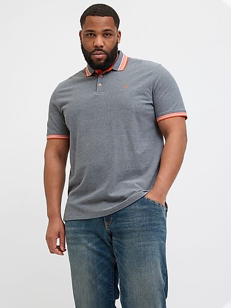 Jack & Jones PlusSize Poloshirt "JJEPAULOS POLO SS NOOS PLS", mit Logo Stic günstig online kaufen