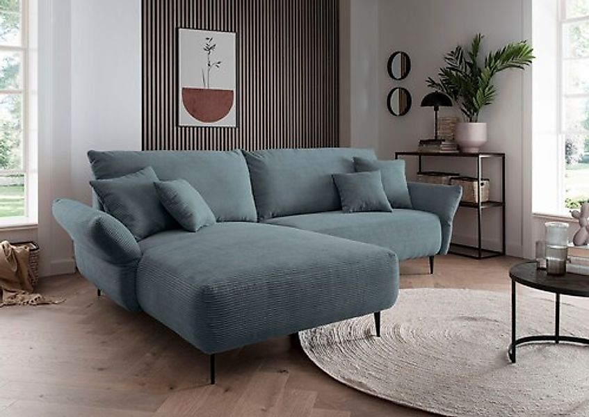 Home affaire Ecksofa »Amarena L-Form« inklusive Armlehnenverstellfunktion, günstig online kaufen