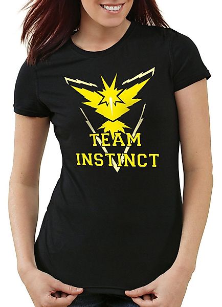 style3 T-Shirt Team Instinct gelb instinkt günstig online kaufen