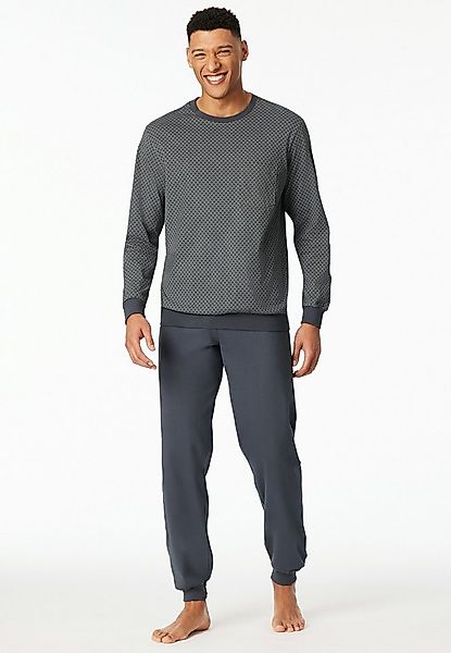 Schiesser Schlafanzug Comfort Essentials (2 tlg) mit angenehmen Bündchen günstig online kaufen