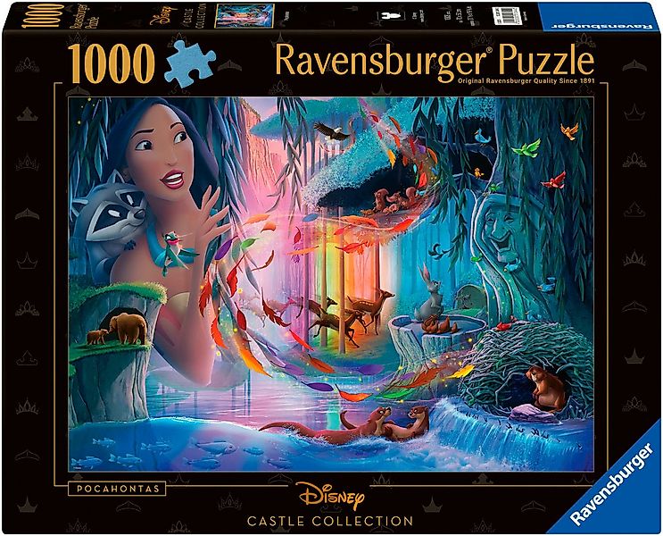 Ravensburger Puzzle Disney Castle: Pocahontas, 1000 Puzzleteile, Made in Ge günstig online kaufen