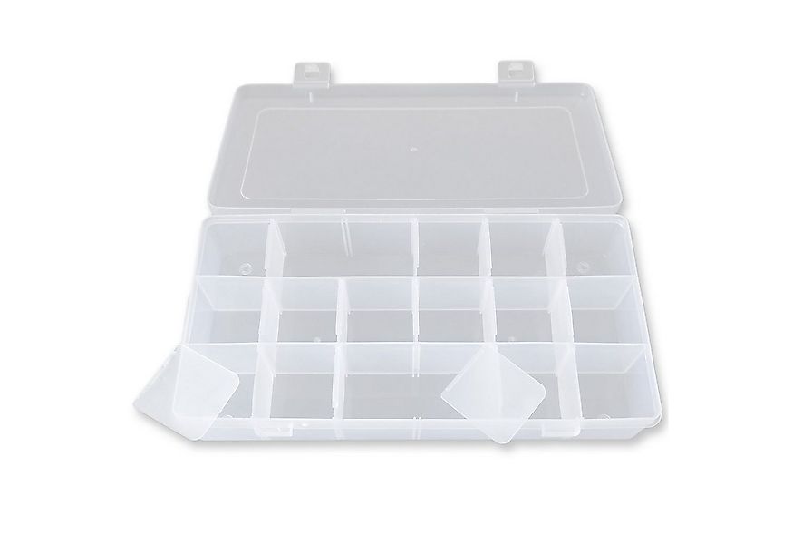 Kopper-24 Aufbewahrungsbox Sortierkasten Perlen Box, transpartent, 23,2 x 1 günstig online kaufen