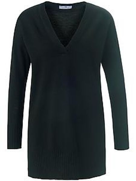 V-Pullover Peter Hahn schwarz günstig online kaufen