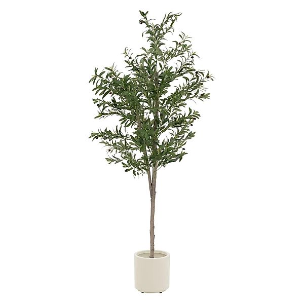 ML-Design Künstlicher Olivenbaum 180 cm Groß mit Früchten günstig online kaufen