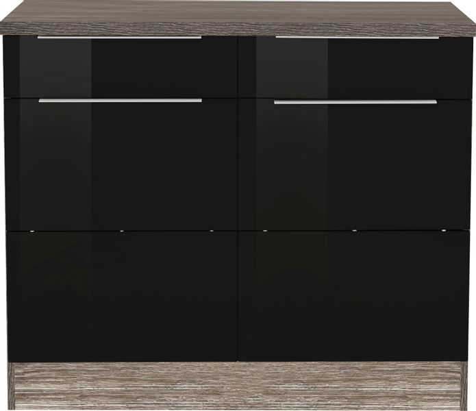 KOCHSTATION Unterschrank "KS-Brindisi" 100 cm breit, viel Stauraum günstig online kaufen
