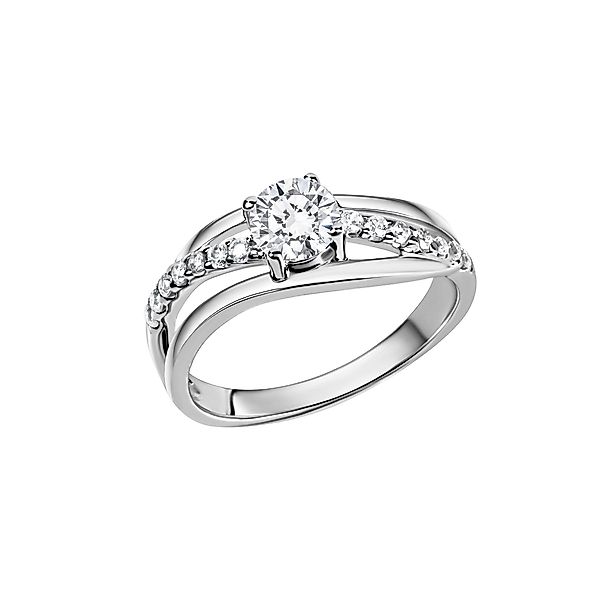 Zeeme Fingerring Silber 925 rhodiniert mit günstig online kaufen