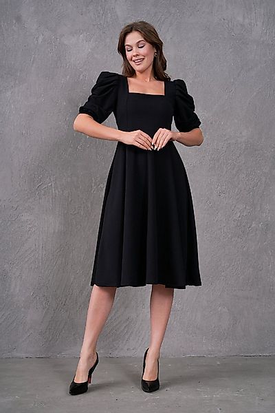 WOMAN VISION Minikleid Damen Bequemer Stoff Quadratischer Ausschnitt Kurzär günstig online kaufen