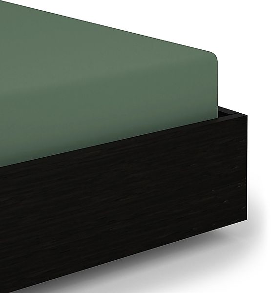 Heckett and Lane Spannbettlaken Elementi, Mako-Satin, günstig online kaufen