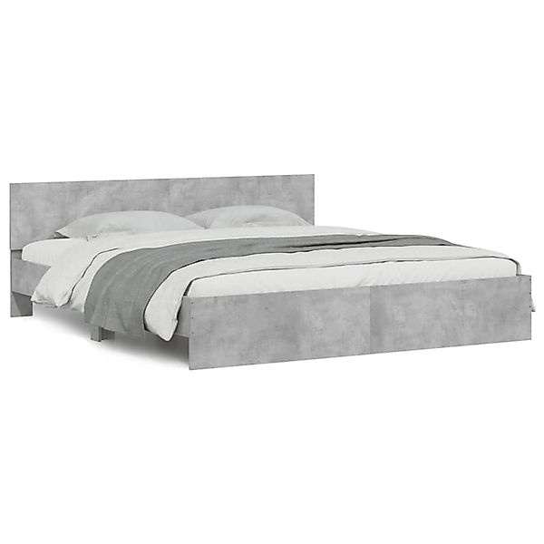 vidaXL Bettgestell mit Kopfteil Sonoma-Eiche 180x200 cm1937782 günstig online kaufen