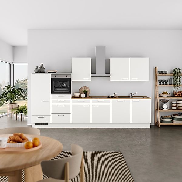 nobilia® Küchenzeile »"Laser I", Ausrichtung wählbar, Breite 360 cm« vormon günstig online kaufen