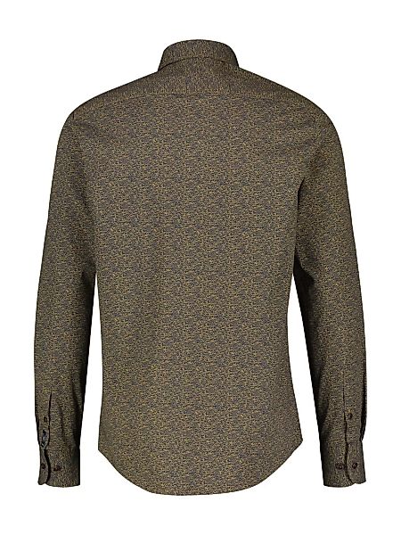 LERROS Langarmhemd "LERROS Poplinhemd mit Alloverprint" günstig online kaufen