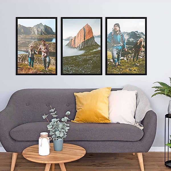 PHOTOLINI Bilderrahmen 3er Set breite Rahmen, günstig online kaufen