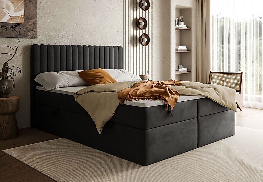 Lookway Boxspringbett JANELLE mit Bonell-Matratze und günstig online kaufen