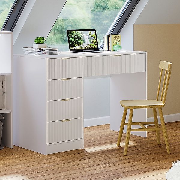 Bellamio Schreibtisch Livny (Bürotisch mit 5 günstig online kaufen