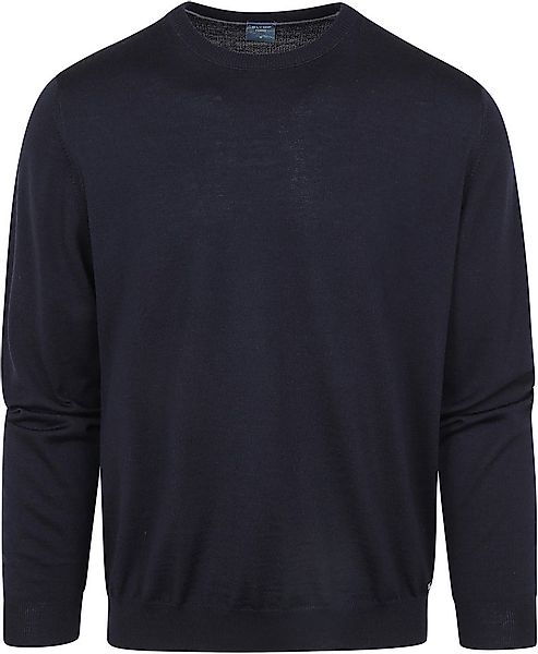 Olymp Pullover O-Hals Wolle Dunkelblau - Größe M günstig online kaufen