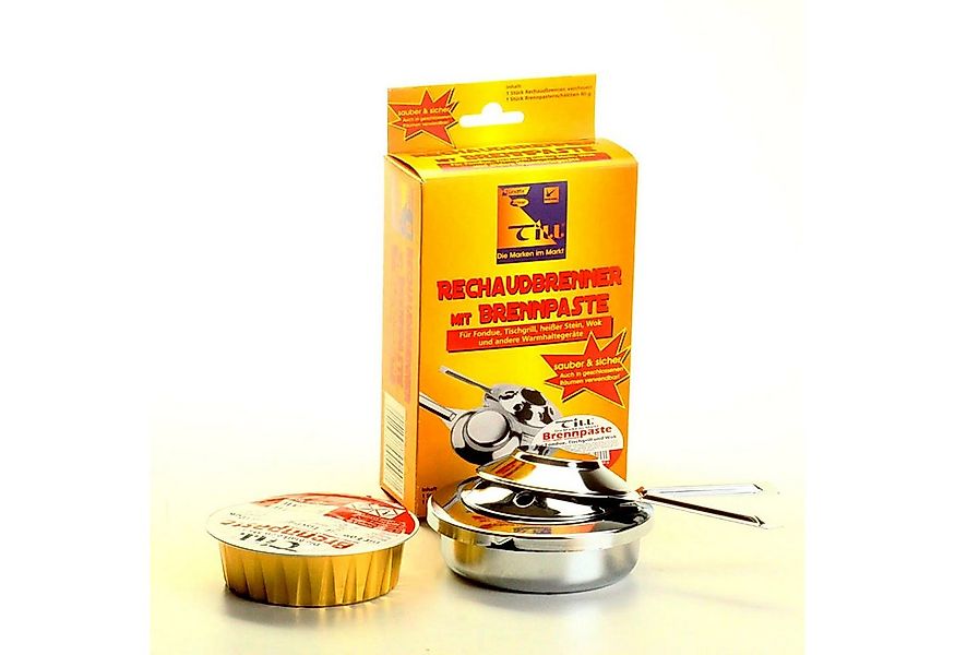 Till Bioethanol Pastenbrenner Spiritusbrenner Rechaud Brenner Fondue Speise günstig online kaufen