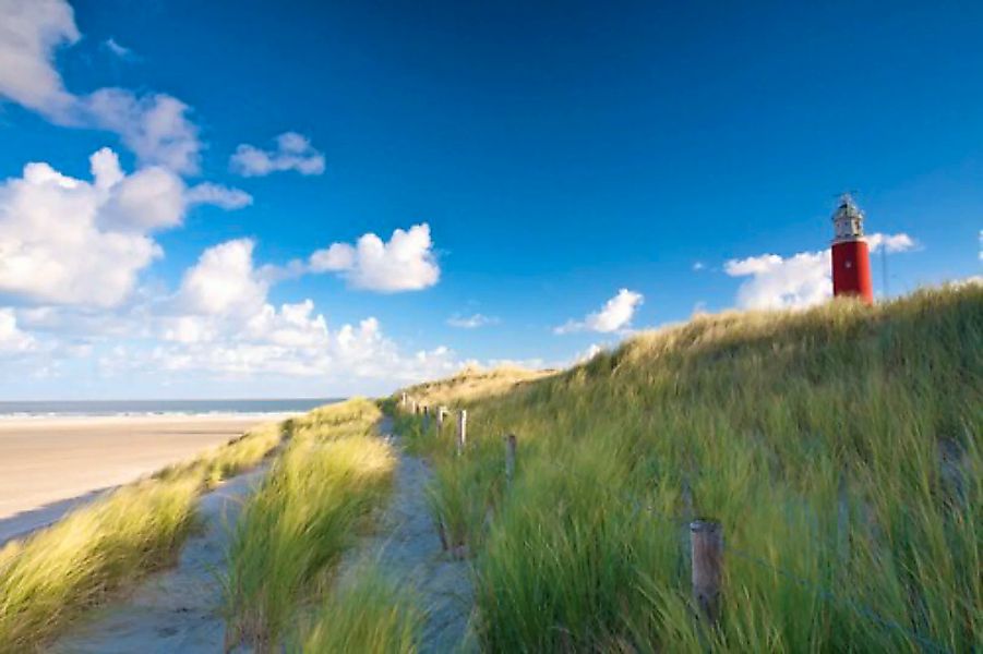 Papermoon Fototapete »Strand mit Leuchtturm« günstig online kaufen