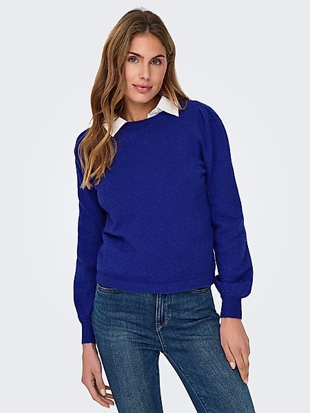 ONLY Rundhalspullover ONLKATIA LS STRUCTURE PUFF günstig online kaufen