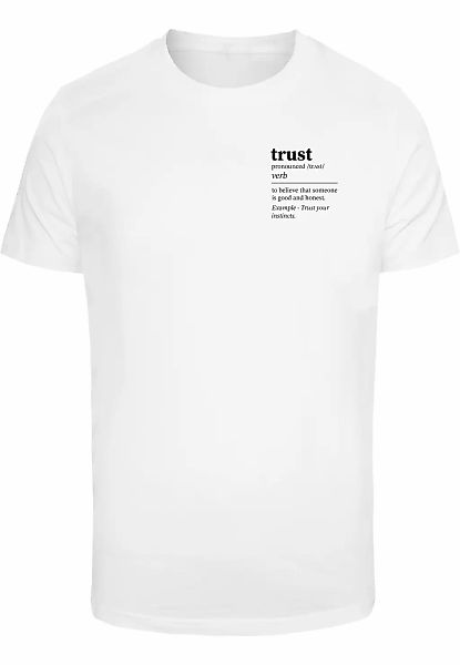 MisterTee T-Shirt "MisterTee Herren Trust Definition Tee", (1 tlg.) günstig online kaufen