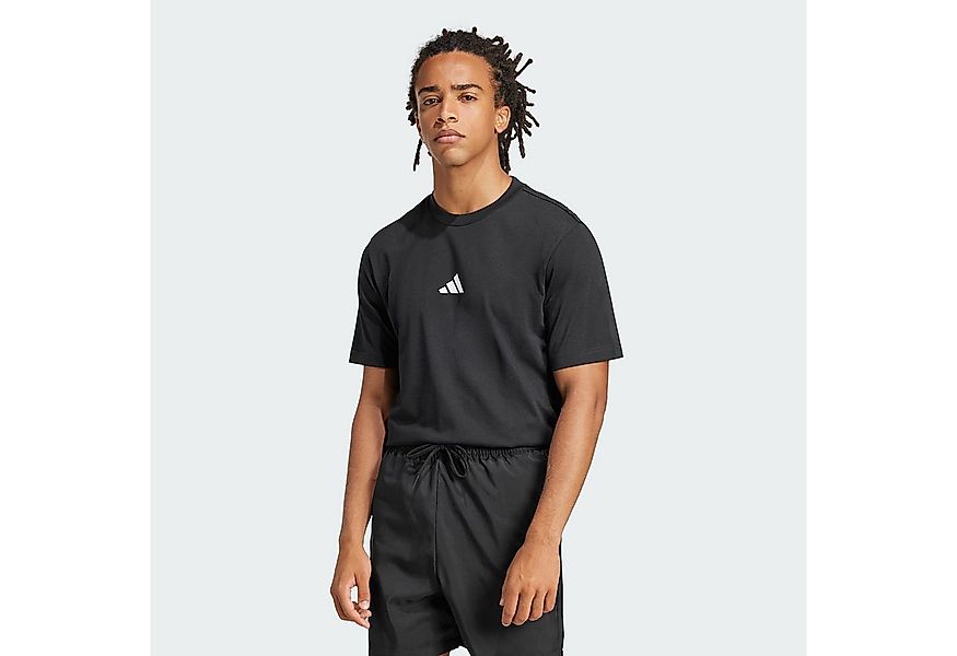 adidas Sportswear Poloshirt ESSENTIALS SMALL LOGO SINGLE JERSEY T-SHIRT (1- günstig online kaufen