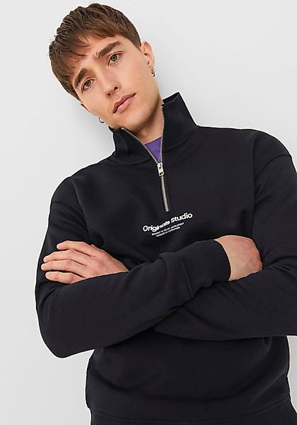 Jack & Jones Sweatshirt JORVESTERBRO SWEAT QUARTER ZIP HN NOOS im Troyer-Lo günstig online kaufen