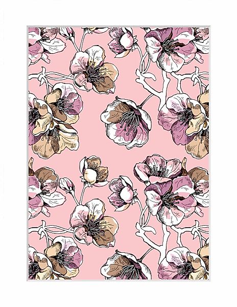 queence Bild "Mona", Blumen, gerahmt, Blumen günstig online kaufen