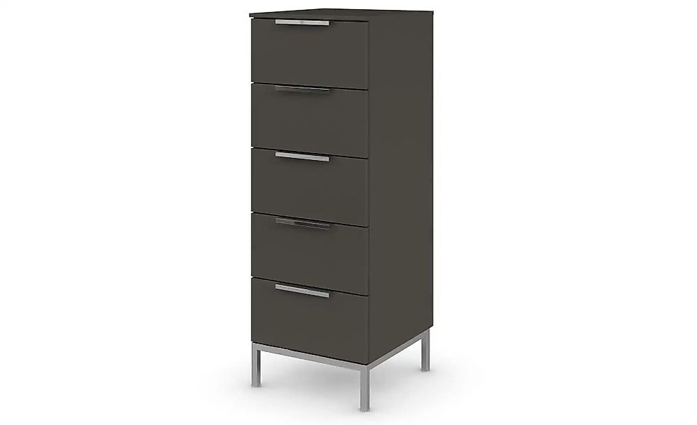 Kommode  Frome ¦ schwarz ¦ Maße (cm): B: 40 H: 111 Kommoden & Sideboards > günstig online kaufen