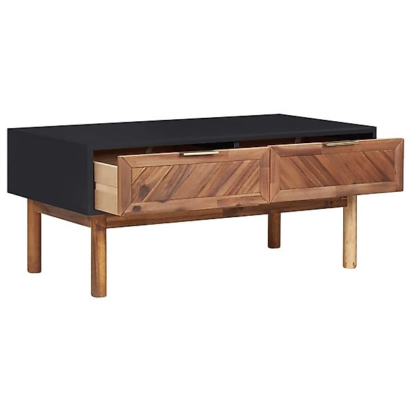 vidaXL Couchtisch 90x50x40 cm Akazie Massivholz und MDF günstig online kaufen