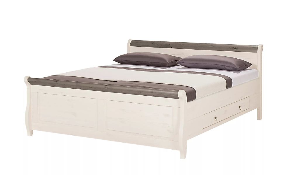 Bettgestell - weiß - 188 cm - 92,5 cm - 222 cm - Betten > Bettgestelle - Mö günstig online kaufen