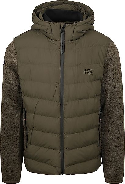 Superdry Hooded Storm Jacke Oliv - Größe L günstig online kaufen