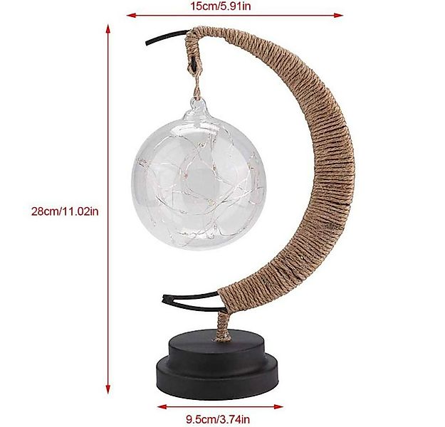 Sunicol LED Dekolicht LED Ramadan Lichter Mondlampe, Hängende Nachtlicht, E günstig online kaufen