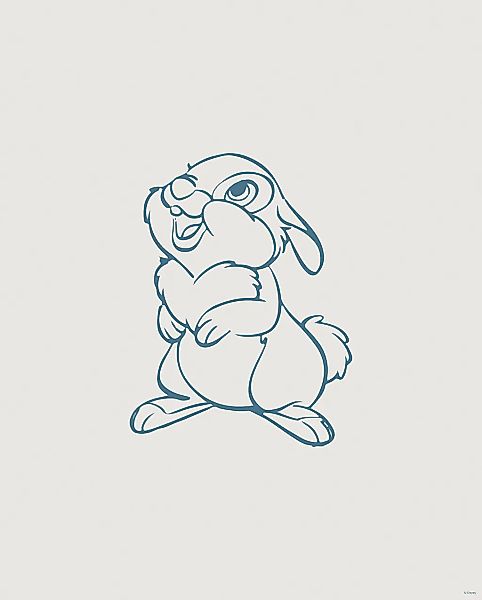 Komar Bild "Hey Thumper" Natur 1 Stk. tlg. Wandbild zur Dekoration im Kinde günstig online kaufen