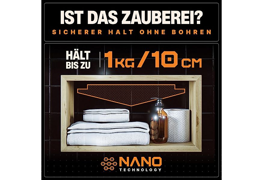 BAURIX Doppelklebeband Nano-Tape Doppelseitig I Doppelseitiges Klebeband Ex günstig online kaufen