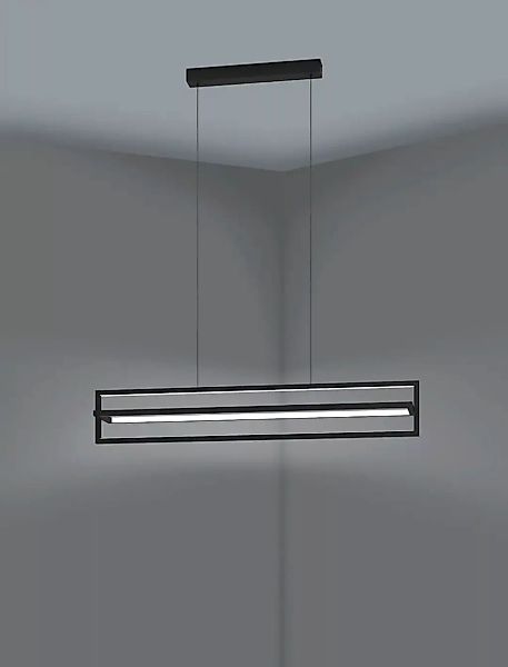 EGLO LED-Hängeleuchte »SIBERIA«, in schwarz aus Stahl / inkl. LED fest inte günstig online kaufen