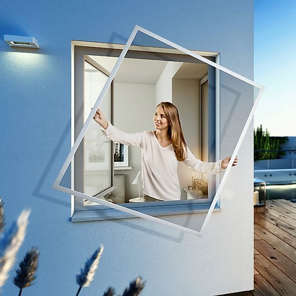 Windhager Insektenschutz-Fensterrahmen EXPERT Spannrahmen, BxH: 100x120 günstig online kaufen