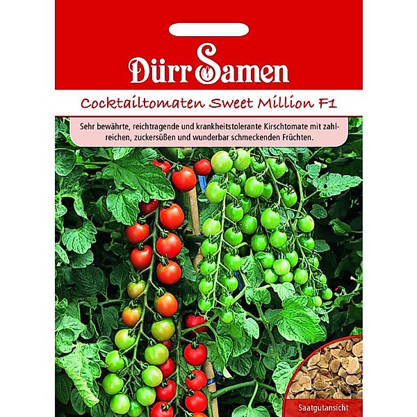 Dürr Samen Kirsch-Tomaten Sweet Million F1 Saatgut günstig online kaufen