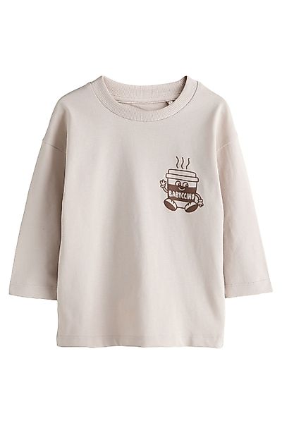 Next Langarmshirt Langarmshirt mit Rückenprint (1-tlg) günstig online kaufen