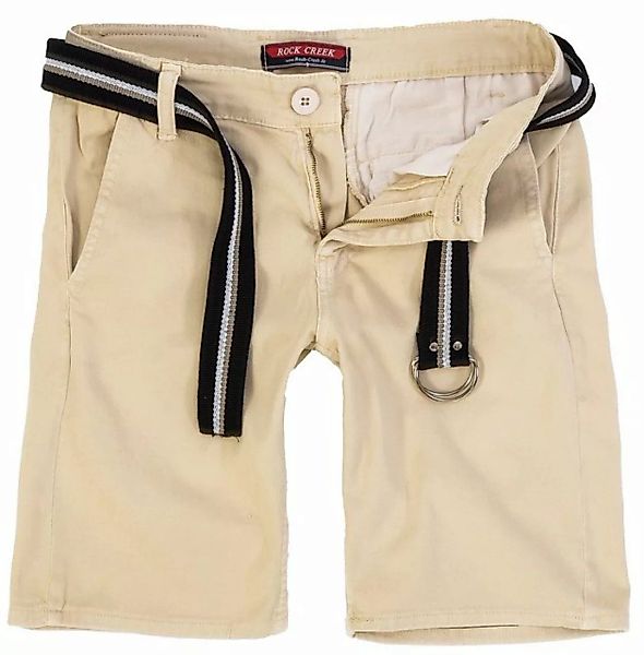 Rock Creek Chinoshorts Herren Chino Shorts mit Gürtel RC-2133 günstig online kaufen