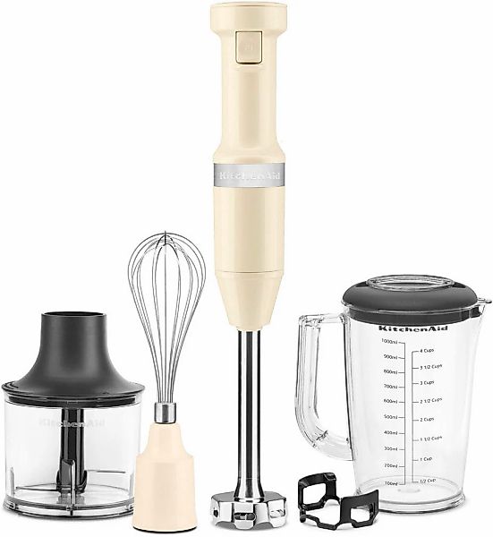 KitchenAid Stabmixer "5KHBV83EAC ALMOND CREAM" 180 W günstig online kaufen
