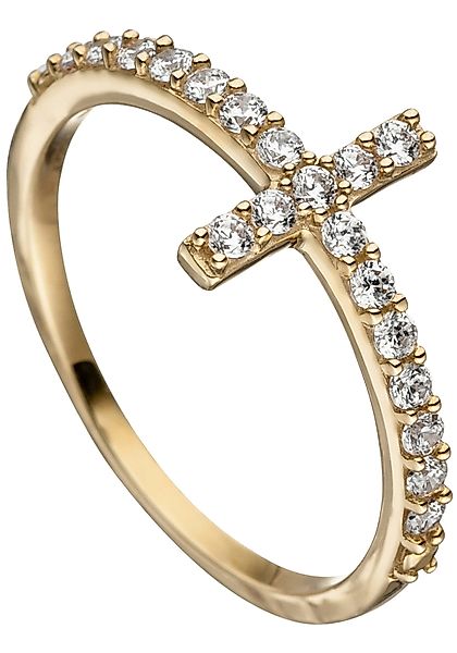 JOBO Fingerring Ring mit Kreuz, 333 günstig online kaufen