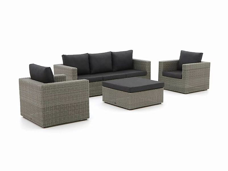 Intenso Carpino Sessel-Sofa Lounge-Set 4-teilig günstig online kaufen