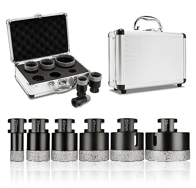 Sunicol Fliesenbohrer Diamant Fliesenbohrkrone Set für Fliesen/Glasbohrer/F günstig online kaufen